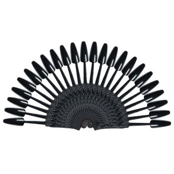 Paletar Unghii Ballerina 24 pozitii pentru exersare si expunere, Negru, inel