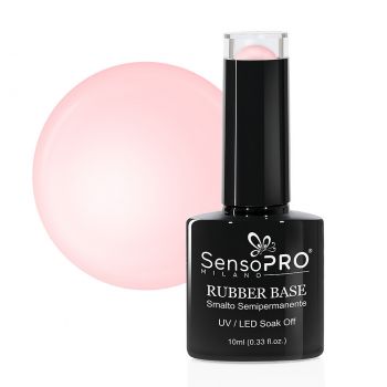 Rubber Base Gel SensoPRO Milano 10ml, #61 French Meringue