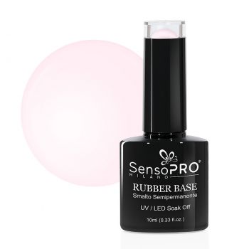 Rubber Base Gel SensoPRO Milano 10ml, #63 Pink Nude