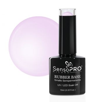 Rubber Base Gel SensoPRO Milano 10ml, #75 Lilac Nude