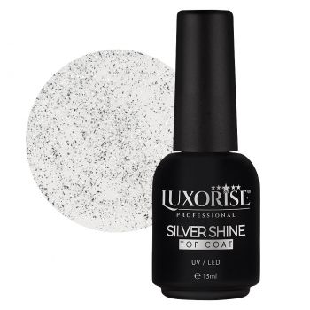 Silver Shine Top Coat LUXORISE, 15ml la reducere