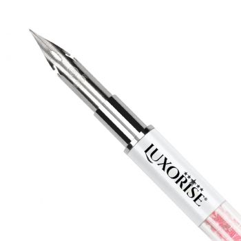 Stilou Nail Art Pictura Unghii cu Penita & 5 Punctatoare, LUXORISE Crystal Pink Stilou Nail Art Pictura Unghii cu Penita & 5 Punctatoare, LUXORISE Crystal Pink