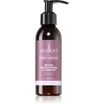 Sukin Purely Ageless gel exfoliant de curatare Cu AHA Acizi