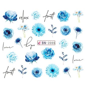Tatuaj Unghii LUXORISE Blue Touch, BN-2055