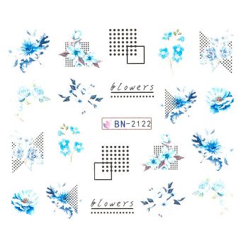 Tatuaj Unghii LUXORISE Blue Touch, BN-2122