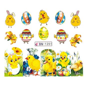 Tatuaj Unghii LUXORISE Easter Fun, BN-1251