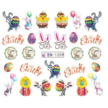 Tatuaj Unghii LUXORISE Easter Joy, BN-1259