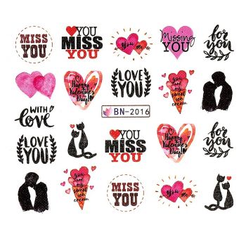 Tatuaj Unghii LUXORISE Kiss Me, BN-2069