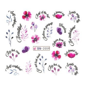 Tatuaj Unghii LUXORISE Purple Touch, BN-2059