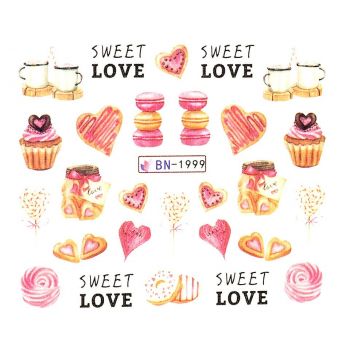Tatuaj Unghii LUXORISE Sweet Love, BN-1999
