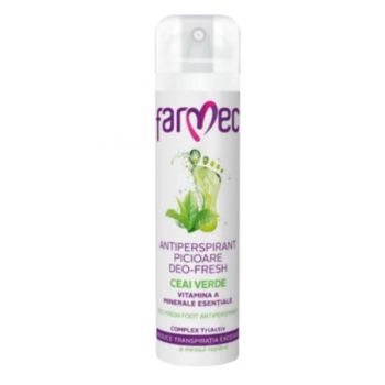 Antiperspirant Picioare Deo-Fresh cu Ceai Verde Farmec, 150ml de firma original