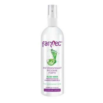 Antiperspirant Picioare Forte cu Aloe Vera Farmec, 200ml