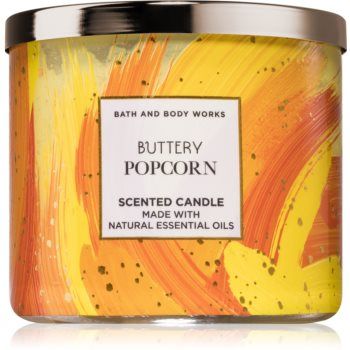 Bath & Body Works Buttery Popcorn lumânare parfumată