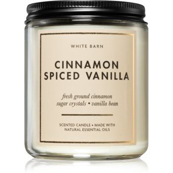 Bath & Body Works Cinnamon Spiced Vanilla lumânare parfumată