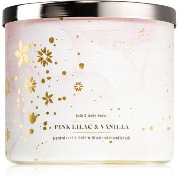 Bath & Body Works Pink Lilac & Vanilla lumânare parfumată I.