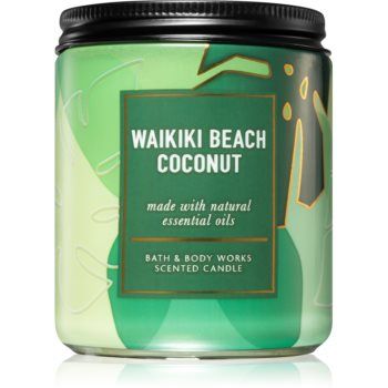Bath & Body Works Waikiki Beach Coconut lumânare parfumată