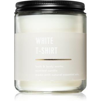 Bath & Body Works White T-shirt lumânare parfumată
