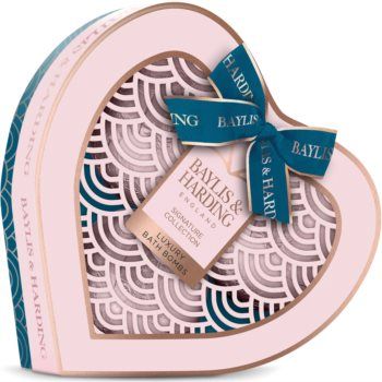 Baylis & Harding Jojoba, Vanilla & Almond Oil Bombe efervescente de baie (ediție cadou)