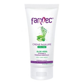 Crema ingrijire calcaie Aloe Vera Farmec, 100ml