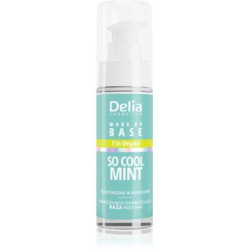 Delia Cosmetics So Cool Mint baza hidratantă de machiaj