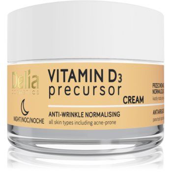 Delia Cosmetics Vitamin D3 Precursor crema de noapte antirid ieftina