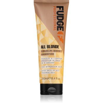 Fudge All Blonde Colour Boost Shampoo șampon revitalizant pentru strălucirea părului slab pentru par blond