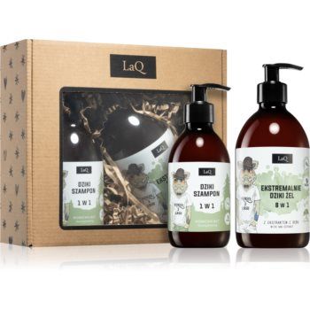LaQ Boar From Forest set cadou (pentru corp si par)