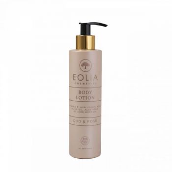 Lotiune de Corp Naturala cu Acid Hialuronic si Vitamina E si Trandafir Eolia 8.45 fl. oz, 250ml