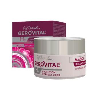 Masca Regeneranta Nocturna Gerovital H3 Evolution Perfect Look, 50ml