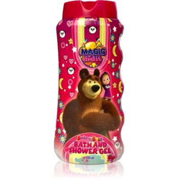 Masha & The Bear Magic Bath Bath & Shower Gel gel de dus si baie pentru copii