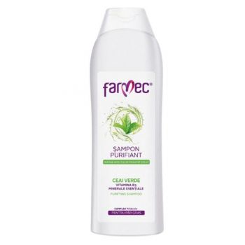 Sampon Purifiant Ceai Verde Farmec, 400ml ieftin