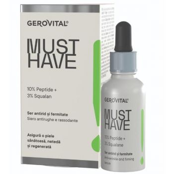 Ser Antirid si Fermitate 10% Peptide Gerovital Must Have, 30ml ieftin