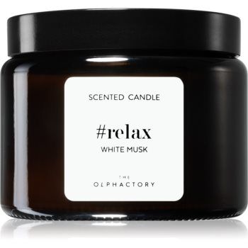 Ambientair The Olphactory White Musk lumânare parfumată (brown) Relax de firma original