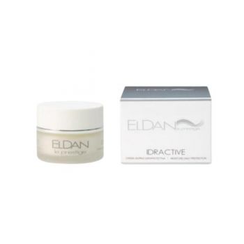 Crema hidratanta cu proteine de orez Eldan Idractive moisture daily protection, 50 ml