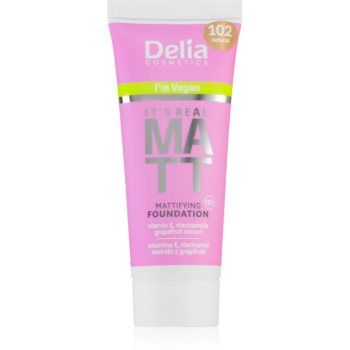 Delia Cosmetics It's Real Matt machiaj cu efect matifiant