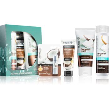 Dr. Santé Coconut set cadou (pentru par uscat si fragil) ieftin