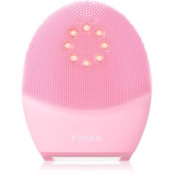 FOREO LUNA™4 Plus dispozitiv sonic de curățare cu funcție termică și masaj ferm