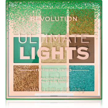 Makeup Revolution Ultimate Lights paletă cu farduri de ochi