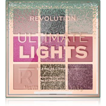 Makeup Revolution Ultimate Lights paletă cu farduri de ochi