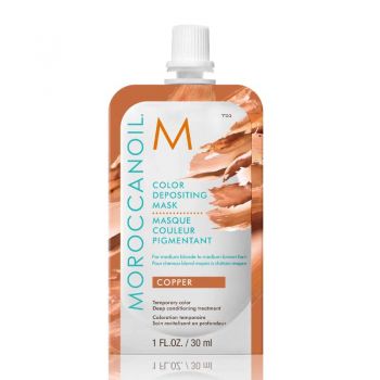 Masca coloranta pentru par Moroccanoil Color Depositing - Copper 30ml