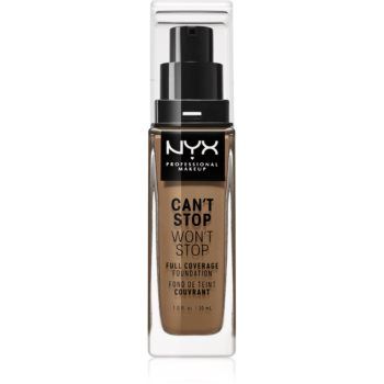 NYX Professional Makeup Can't Stop Won't Stop Full Coverage Foundation fond de ten cu acoperire ridicată