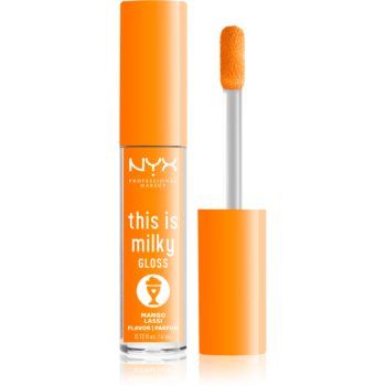 NYX Professional Makeup This is Milky Gloss Milkshakes lip gloss hidratant produs parfumat ieftin