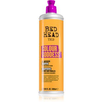 TIGI Bed Head Colour Goddess sampon pe baza de ulei pentru par vopsit sau suvitat