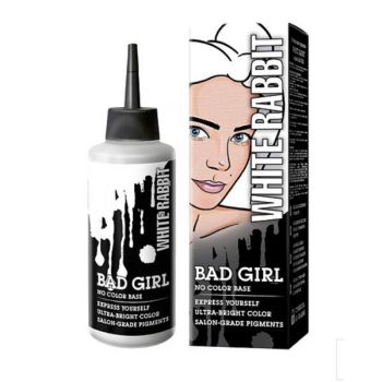 Baza PROFESIONALA pentru mixare vopsea semi-permanenta- Bad Gril - White Rabbit / Iepure Alb 150ml