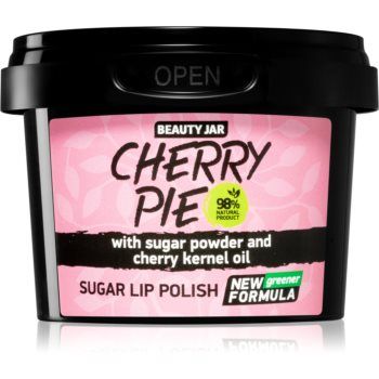 Beauty Jar Cherry Pie exfoliant din zahar de buze de firma original