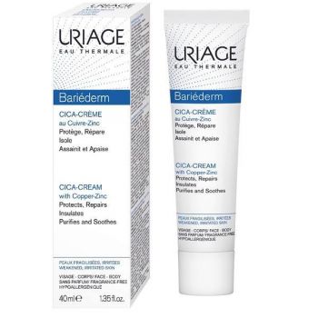 Crema reparatoare Bariederm Cica, Uriage, 40 ml