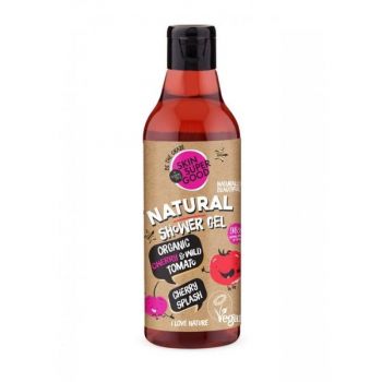 Gel de Dus Natural Cherry Splash Skin Supergood Organic Shop, 250 ml
