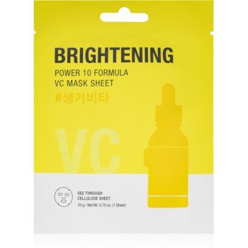 It´s Skin Power 10 Formula VC Effector mască textilă iluminatoare pentru tenul uscat