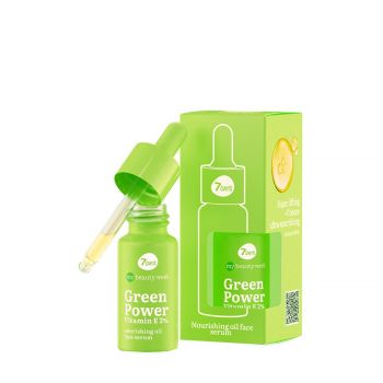 Nourishing Oil Face Serum Green Power Vitamin E 2% 20 ml
