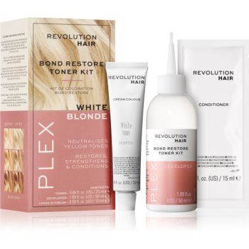 Revolution Haircare Plex Bond Restore Kit set pentru a evidentia culoarea parului